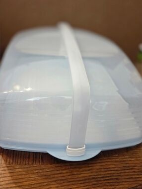 Tupperware Impressions Rectangular Cake Taker NWT